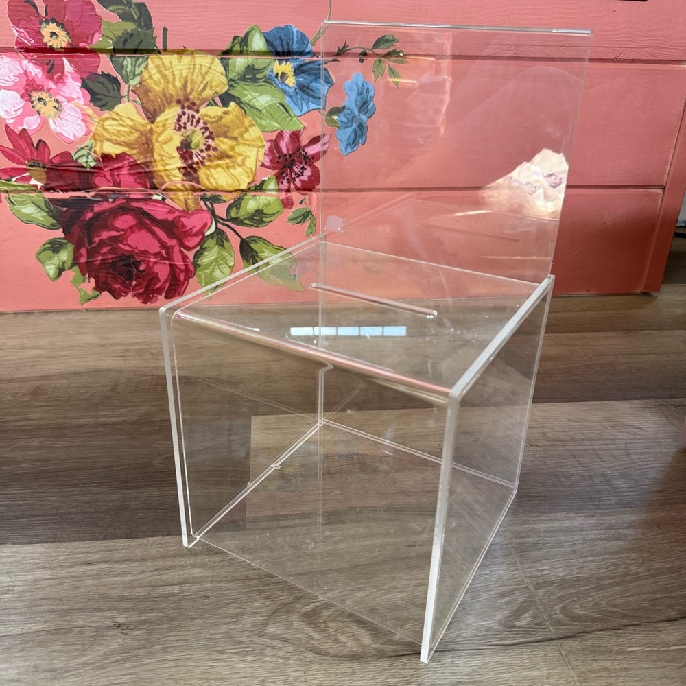 Acrylic Donation and Ballot Box